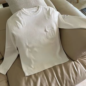 Mens ribbed long sleeve by Blanc Bleu size XL